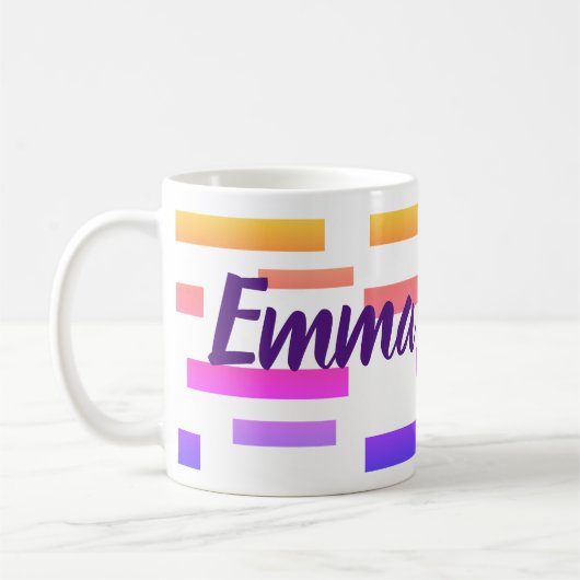 Emma Jouw naam Coffee Tea Mok Cup (Links)