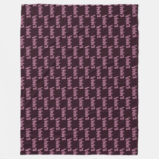 EMMA, Jouw naam Fleece Blanket (Voorkant)