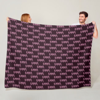 EMMA, Jouw naam Fleece Blanket Deken