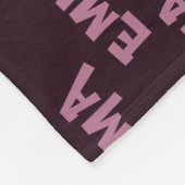 EMMA, Jouw naam Fleece Blanket Deken (Hoek)