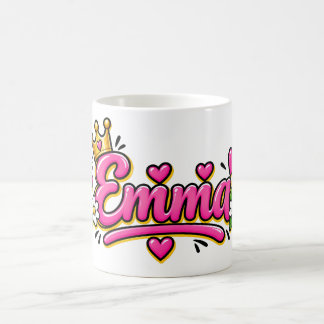 Emma koffiemok, gepersonaliseerde naam mok Olivia