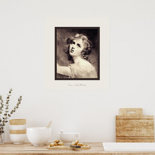 Emma ~ Lady Hamilton Poster (Keuken)