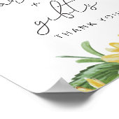 EMMA Landelijke Zonnebloem Landkaarten en Geschenk Poster (Hoek)