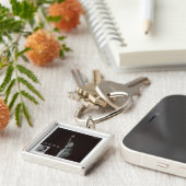 Emma Lazarus en beeld van vrijheidscadeaus en -Kaa Sleutelhanger (Zijkant)