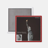 Emma Lazarus & Standbeeld van de Vrijheid Cadeaus  Magneet (Voorkant / Achterkant)
