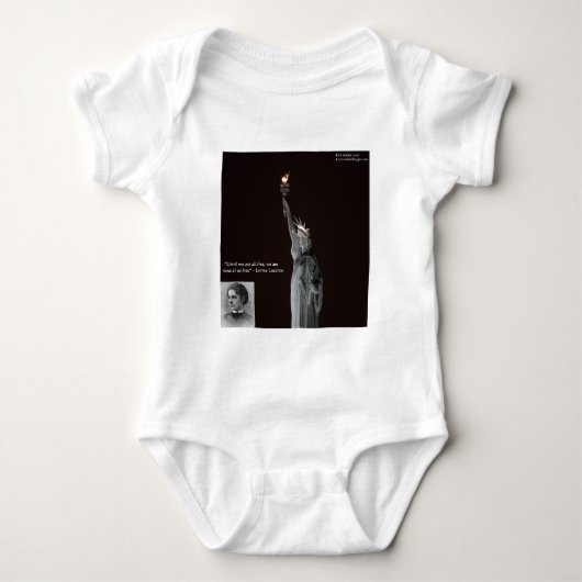 Emma Lazarus & Standbeeld van de Vrijheid Cadeaus  Romper (Voorkant)