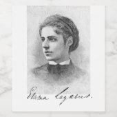 Emma Lazarus Wijn Etiket (Enkel label)