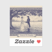 Emma & Mr. Knightley Sticker (Vel)