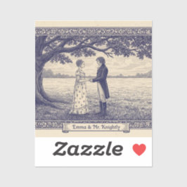 Emma & Mr. Knightley Sticker