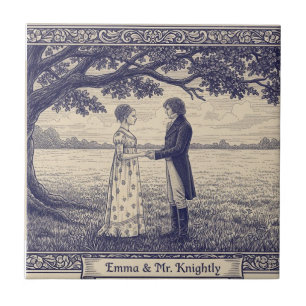 Emma & Mr. Knightley Tegeltje