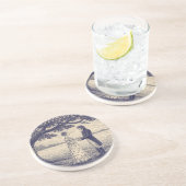 Emma & Mr. Knightley Zandsteen Onderzetter (Zijkant)