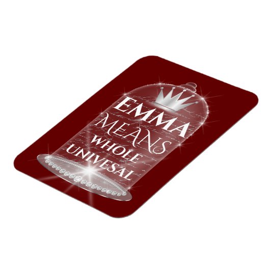 Emma naam betekent bruids verjaardag proces magneet (Linkerzijde)