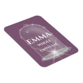 Emma naam betekent nieuwe baby meisje Paarse Magneet (Rechterzijde)