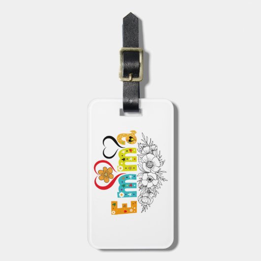 Emma Naam Custom voor vrouw genaamd Emma Bagagelabel (Voorkant verticaal)