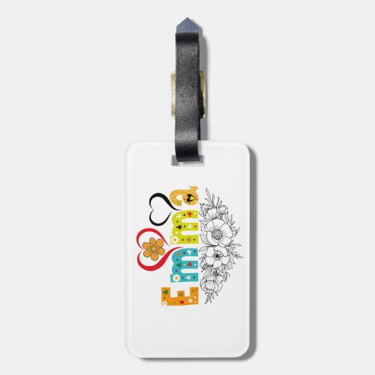 Emma Naam Custom voor vrouw genaamd Emma Bagagelabel (Achterkant verticaal)