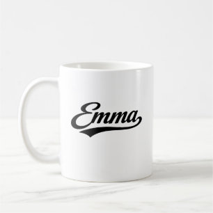 Emma naam eerste laatste familie geschenken koffiemok