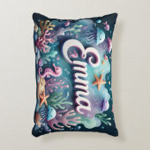 Emma Naam Ocean Theme Decoratief Zee Leven Accent Kussen (Voorkant(Verticaal))