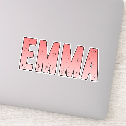 Emma-naam Sticker (Detail)