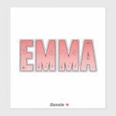 Emma-naam Sticker (Vel)