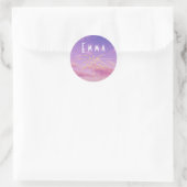 Emma Naam Stickers Rond Zonnig Boho Hippie Tiener (Tas)