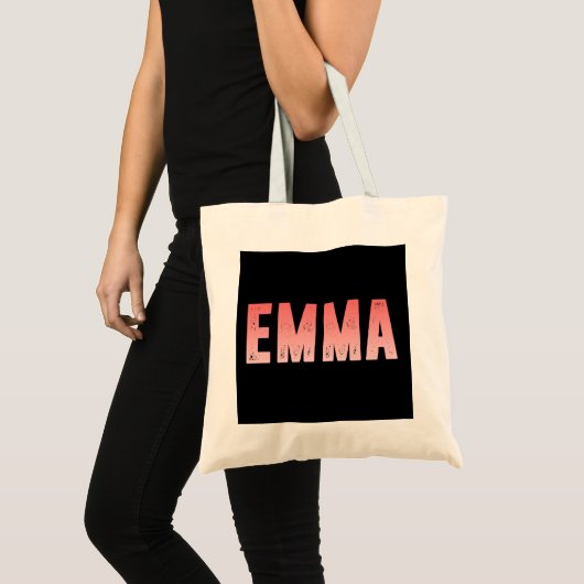 Emma-naam Tote Bag (Voorkant (product))