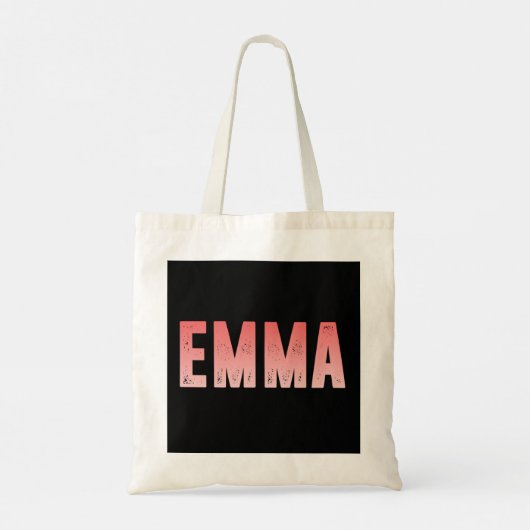 Emma-naam Tote Bag (Achterkant)