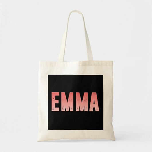 Emma-naam Tote Bag (Voorkant)