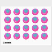 Emma naamstickers Labels Schoolboek Zeemeermin (Vel)