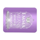 Emma Name Betekenis Bridal Birthday Gift Magnet Magneet (Horizontaal)