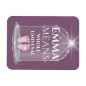 Emma Name Betekenis New Baby Girl Magneet (Horizontaal)