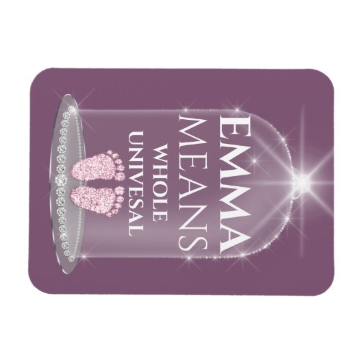 Emma Name Betekenis New Baby Girl Magneet (Horizontaal)