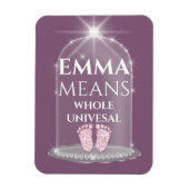 Emma Name Betekenis New Baby Girl Magneet (Verticaal)