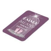 Emma Name Betekenis New Baby Girl Magneet (Linkerzijde)