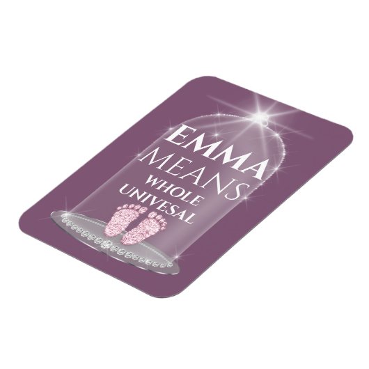 Emma Name Betekenis New Baby Girl Magneet (Linkerzijde)