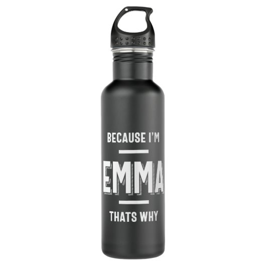 Emma Name Personalized Women Girl Waterfles (Voorkant)