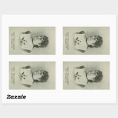 Emma P. Marcy Raymond Rechthoekige Sticker (Vel)
