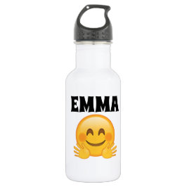 Emma- Personalized Emoji 18 oz Water Bottle  Waterfles