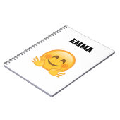 Emma- Personalized Emoji Notebook  Notitieboek (Linkerzijde)