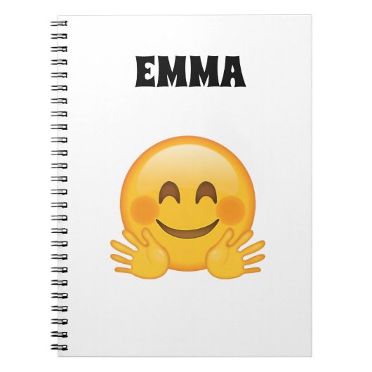 Emma- Personalized Emoji Notebook  Notitieboek (Voorkant)