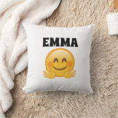 Emma- Personalized Emoji Throw Pillow  Kussen (Deken)
