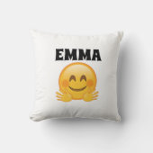 Emma- Personalized Emoji Throw Pillow  Kussen (Voorkant)