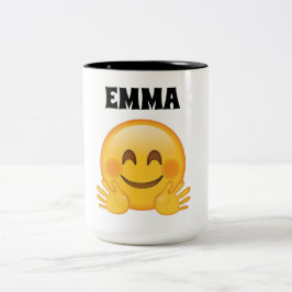 Emma-persoonlijke mok voor emoji-koffie