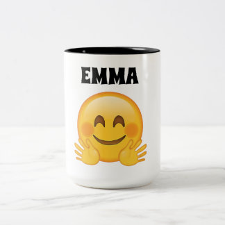 Emma-persoonlijke mok voor emoji-koffie