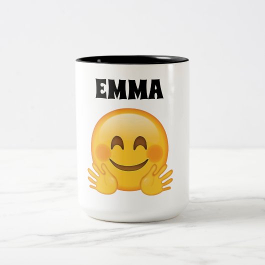 Emma-persoonlijke mok voor emoji-koffie (Center)