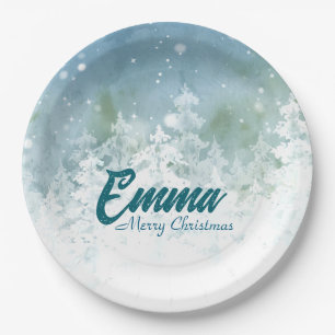 Emma Prettig Kerstmis Persoonlijke Papieren Bord