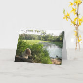 Emma Reflecting Card Kaart (Gele Bloem)