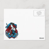 Emma Rockabilly Swallow Tattoo Angel Briefkaart (Achterkant)