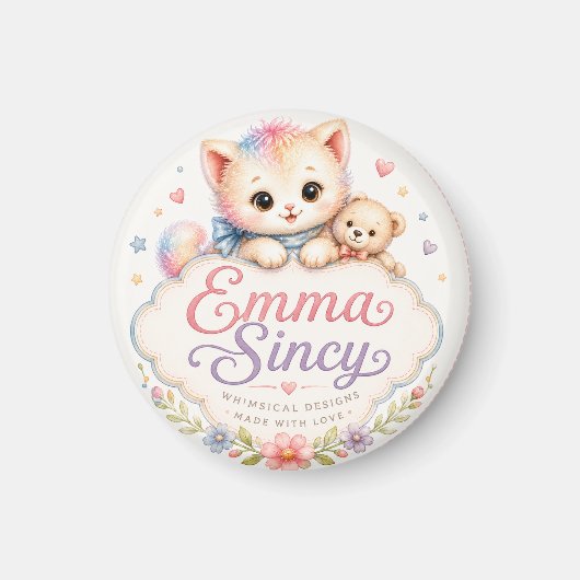 Emma Sincy Logo Koelkastmagneet Magneet (Voorkant)