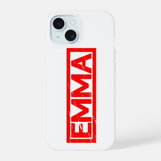 Emma Stempel iPhone 15 Case (Achterkant)
