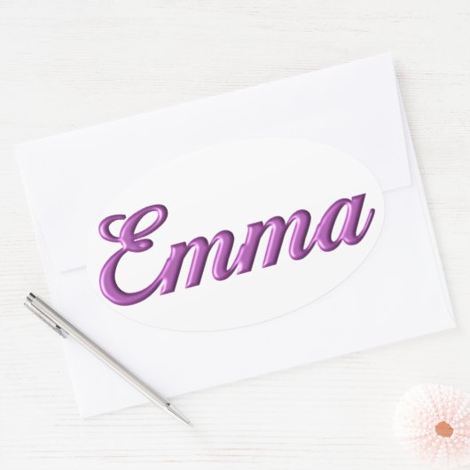 Emma sticker naam (Envelop)
